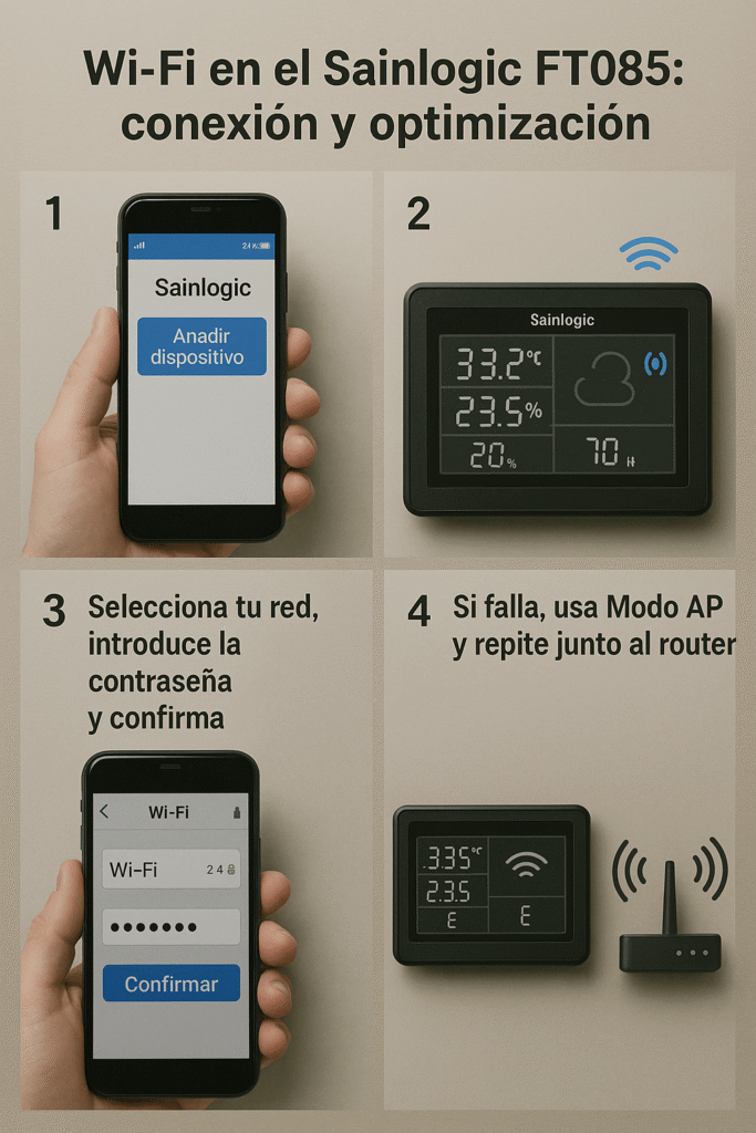 Sainlogic FT0835 WiFi: Conexión y Señal Paso a Paso - AgriculturaIA