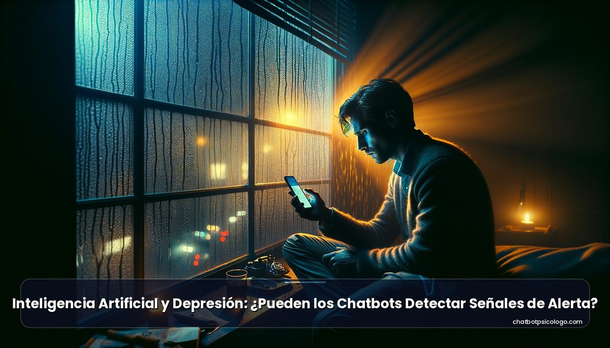 Inteligencia Artificial y Depresión: ¿Pueden los Chatbots Detectar Señales de Alerta?