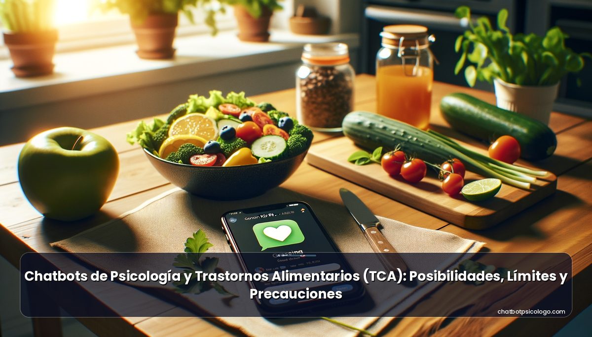 Chatbots de Psicología y Trastornos Alimentarios (TCA): Posibilidades, Límites y Precauciones