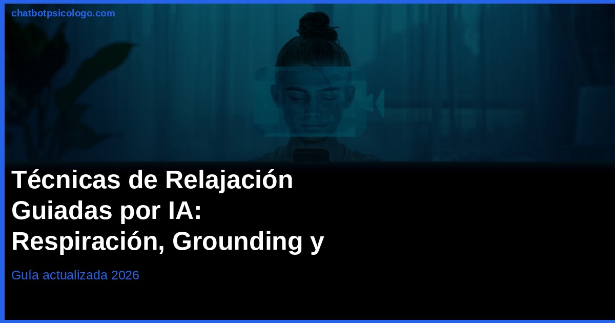 Técnicas de Relajación Guiadas con IA 2026: Las Mejores Apps