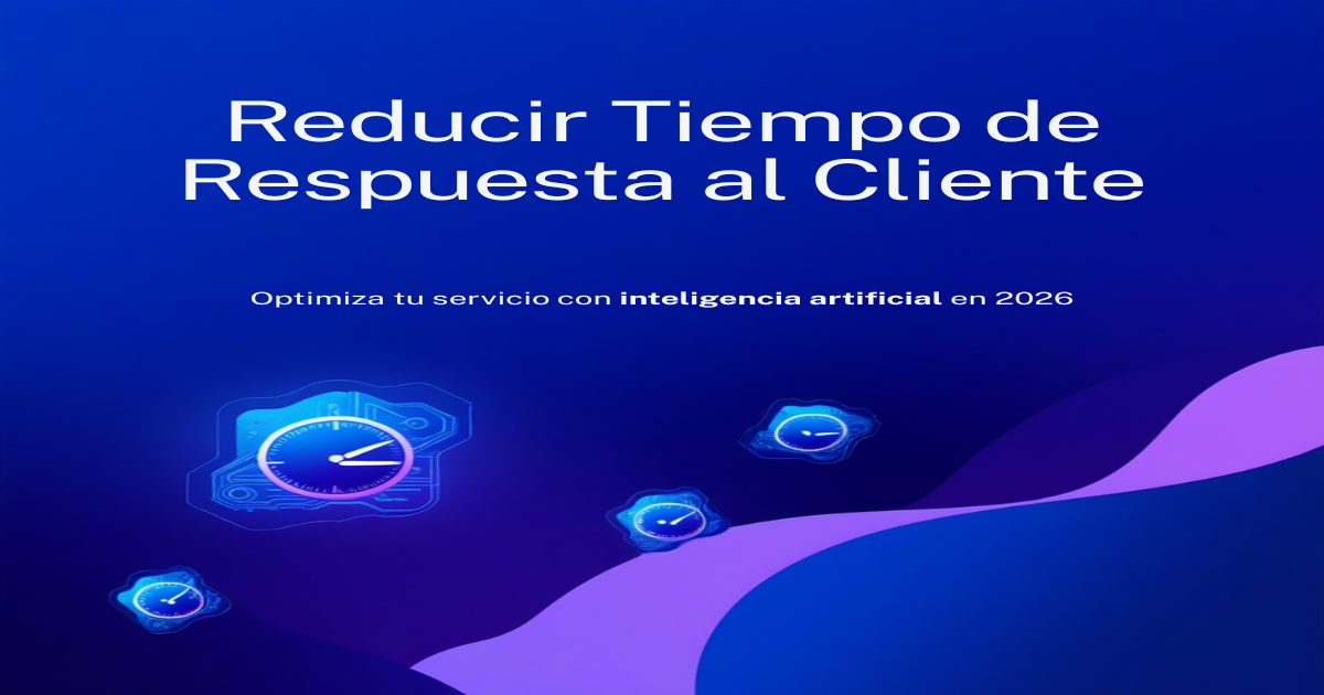 Reducir Tiempo de Respuesta al Cliente con IA 2026
