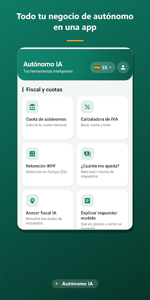 Captura oficial de Autónomo IA para Android