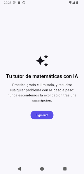 Captura oficial de MateIA para Android