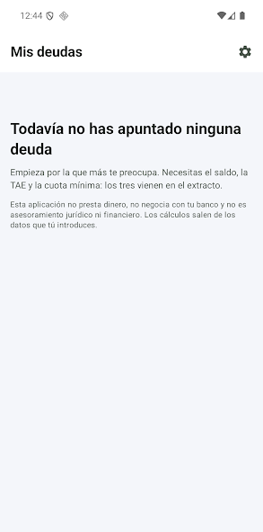 Captura oficial de Sal de Deudas IA para Android